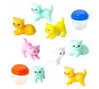 Игрушки в капсулах 28 мм Разноцветные котята от Вендорс упаковка 250 штук