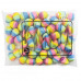 Мячи-прыгуны 45 мм в форме яйца Полосатые упаковка 50 штук
