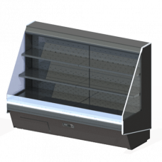 Низкая холодильная горка СЕУЛ 2500 со встроенным агрегатом