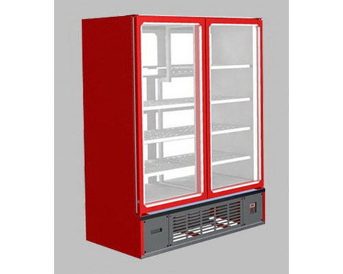 Холодильный шкаф Lida 1400 S (стекл. двери, общий объем)