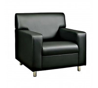 Кресло офисное Клерк-3 100*75*90 см черное