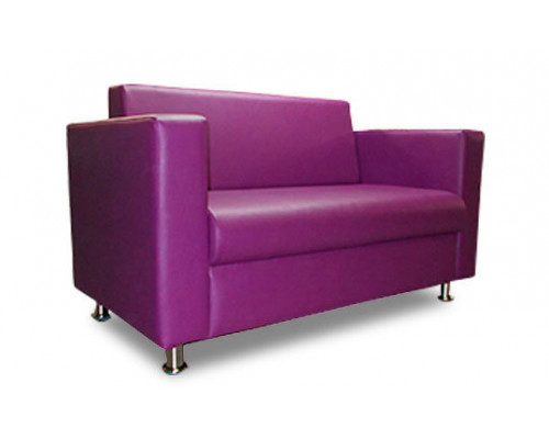 Офисный диван Челси 200*75*85 см трехместный фиолетовый