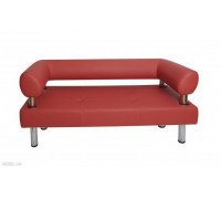 Офисный диван Глория трёхместный 190*75*83 см красный