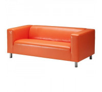 Офисный диван Клипан трёхместный 200*88*70 см оранжевый