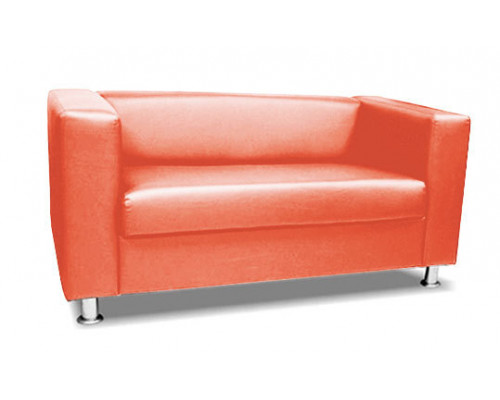 Офисный диван Лидер трехместный 190*75*70 см оранжевый