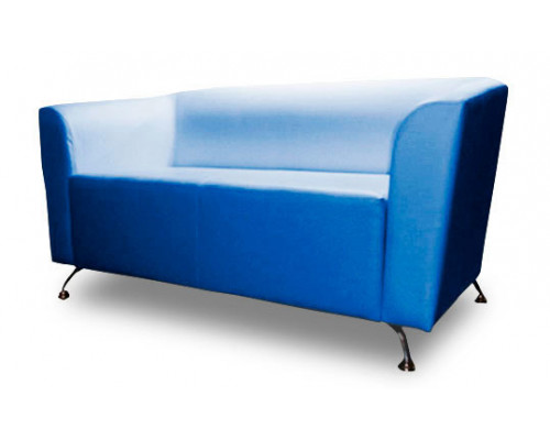 Офисный диван Ницца двухместный голубой