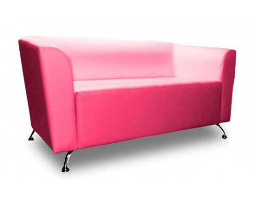 Офисный диван Ницца двухместный розовый