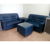 Офисный диван Премьер 2-х местный 150*90*90 искусственная кожа