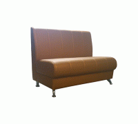 Офисный диван Стиль  двухместный 120*72*87 см коричневый