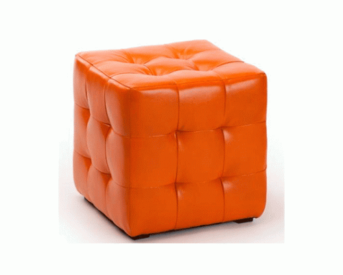 Пуф Куб 40*40*45 см оранжевый