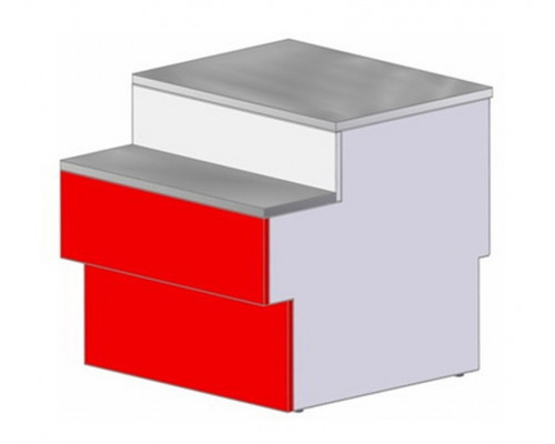 Прилавок Илеть Cube (760) расчетно-кассовый неохлаждаемый