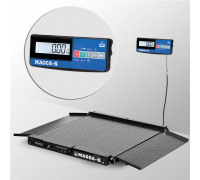 Весы 4D-LA-10/10-1500-A(RUEW) напольные электронные низкопрофильные до 1500 кг