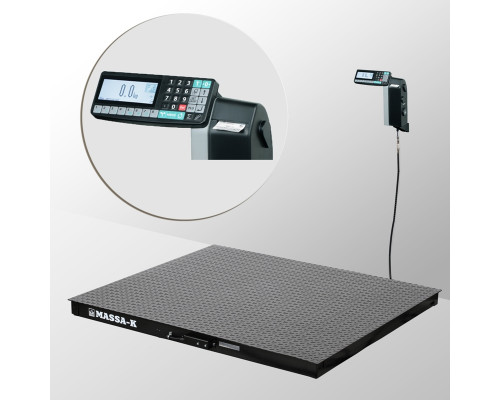 Весы 4D-PM-12/12-3000-RL платформенные напольные с печатью этикеток до 3000 кг