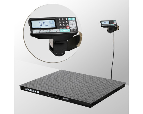 Весы 4D-PM-12/12-3000-RP платформенные напольные с печатью этикеток до 3000 кг