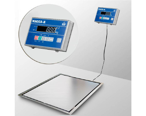 Весы 4D-PMF.S-12/10-1000-AB врезные напольные электронные до 1000 кг