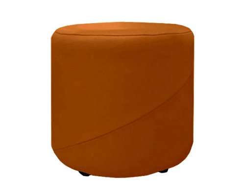 Цилиндр.ТК Банкетка (пуфик), оранжевый, стандарт