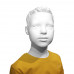 Classic kids 10 Манекен детский (мальчик), 6 лет, белый матовый, скульптурный