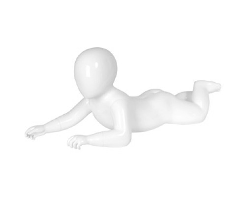 FRJ-01C-01G Манекен детский (6-12 месяцев), белый глянец