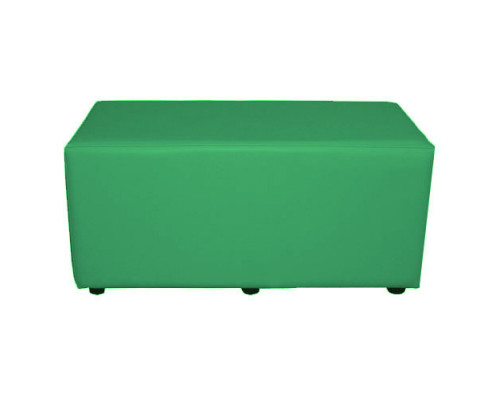 Прямоугольник.ТК Банкетка (пуфик), зеленый, стандарт