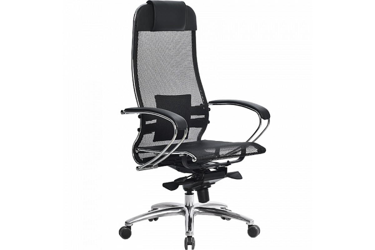 Кресло для руководителя easy chair 655 sl bl ttw черное искусственная кожа сетка ткань металл