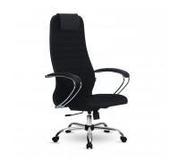 Кресло офисное S-BK-10 Комплект 10 пятилучье хром с прямоугольным сечением лучей