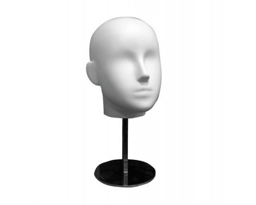 Манекен головы женской Head WW-224 скульптурный на подставке