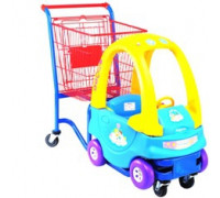 Тележка-автомобильчик для супермаркета STC02-BY 128*58*101 см корзина для покупок