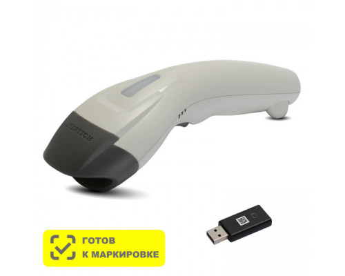 Беспроводной сканер штрих-кода Mertech CL-600 BLE Dongle P2D USB White
