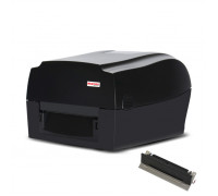 Термотрансферный принтер этикеток Mertech TLP300 Terra Nova (300 DPI) USB, RS232, Ethernet Black с отделителем
