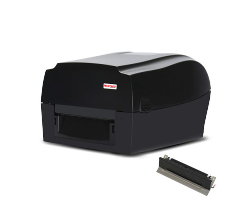 Термотрансферный принтер этикеток Mertech TLP300 Terra Nova USB, RS232, Ethernet Black с отделителем