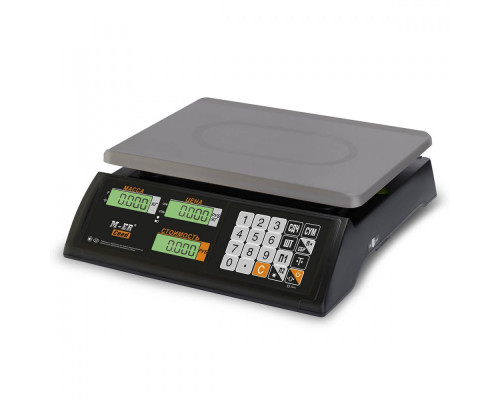 Весы M-ER 327 AC-15.2 Ceed LCD торговые черные