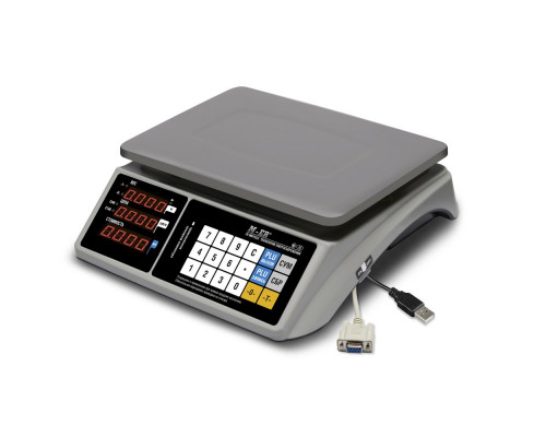 Весы M-ER 328 AC-6.1 Touch-M LED RS232 и USB торговые