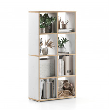 Gutta Модуль мебельный 134х68х30 см, 8 секций, белый, эвок