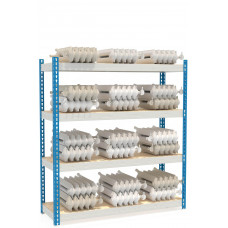 МКФ Стеллаж 18614-2,0 до 300 кг на ярус