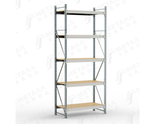 SGR-V-ДСП 1265-3.0 стеллаж до 500 кг на ярус ДСП полка