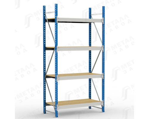 SGR-V-ДСП 1564-2.5 стеллаж до 500 кг на ярус ДСП полка