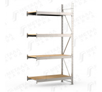 SGR-V-Zn-ДСП 1564-2.5 ДС стеллаж оцинкованный до 500 кг на ярус ДСП полка