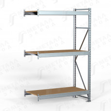 SGR-V-Zn-ДСП 1583-2.0 ДС стеллаж оцинкованный до 500 кг на ярус ДСП полка