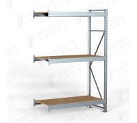 SGR-V-Zn-ДСП 1883-2.0 ДС стеллаж оцинкованный до 500 кг на ярус ДСП полка