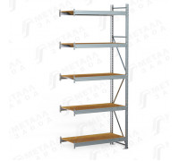 SGR-V-Zn-ДСП 2185-3.0 ДС стеллаж оцинкованный до 500 кг на ярус ДСП полка