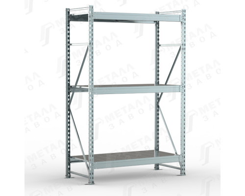 SGR-V-Zn Стеллаж 15103-2,0 оцинкованный до 500 кг на ярус