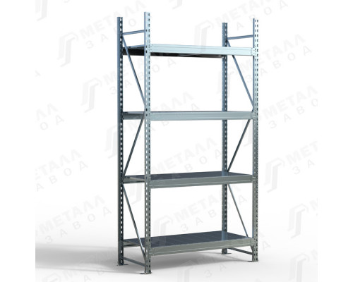 SGR-V-Zn Стеллаж 21104-2,5 оцинкованный до 500 кг на ярус