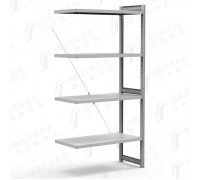 СКУ Стеллаж 1244 (2485)-ДС до 200 кг на полку