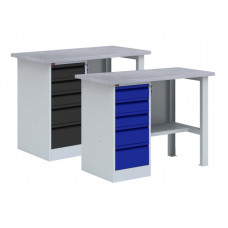 Однотумбовый металлический верстак ВП-3Т