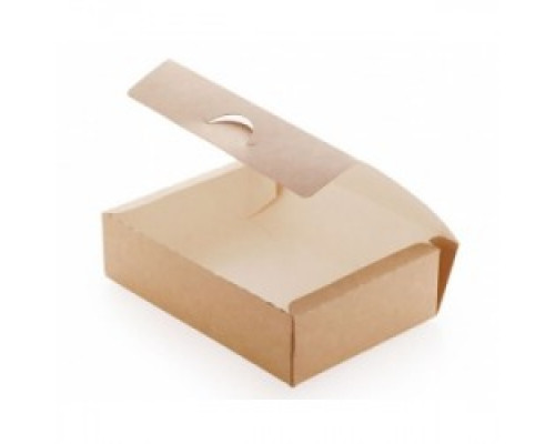 Коробка для наггетсов, крылышек, картофеля фри 500 мл бумага крафт