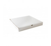 Коробка для пиццы 300х300х40 мм картон белый