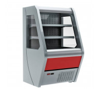 Холодильная горка гастрономическая Carboma F13-07 VM 1,3-2 0020 стеклопакет (Carboma 1260/700 ВХСп-1,3) (цвет по схеме)