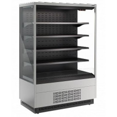 Холодильная горка гастрономическая Carboma FC20-07 VM 1,0-2 версия 2.0 ночная шторка (9006-9005)