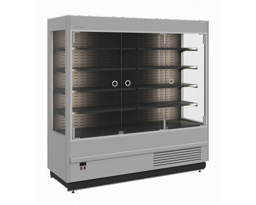 Холодильная горка гастрономическая Carboma FC20-07 VM 1,9-1 Light (фронт X0, цвет по схеме, фронт стандартный цвет)