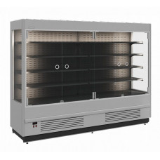 Холодильная горка гастрономическая Carboma FC20-07 VM 2,5-1 Light (фронт X0, цвет по схеме, фронт стандартный цвет)